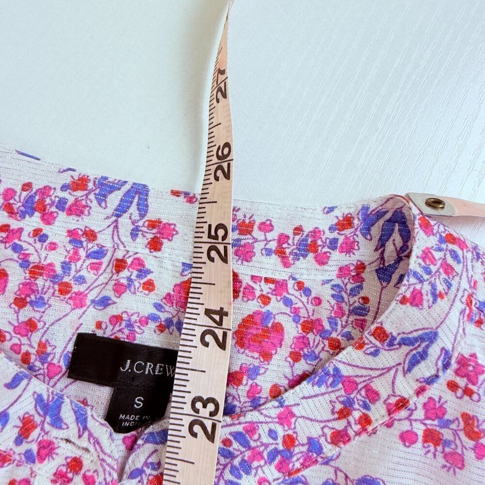 NWOT J.Crew Boho Border Print Cotton Tunic Blouse – Women’s Small - Picture 11 of 11